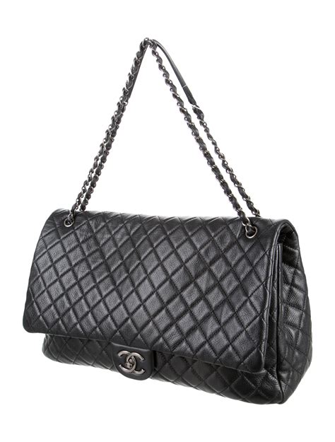 chanel xxl airline classic flap bag replica|chanel perforated flap bag.